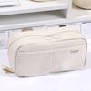 Large Capacity Students Stationery Bag Multi-functional Makeup Bag Simple Pen Organizer  School
