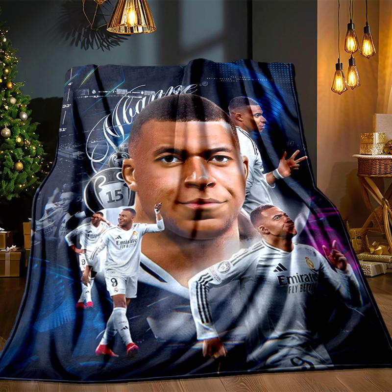 Fußballstars Celebration Decke Leicht Ideal Bettdecke Perfekt für Reisen, Camping, Wohnzimmer, Büros, Sofas, Fan Weihnachtsgeschenk