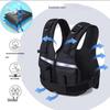 Adjustable Reflective Weighted Vest for Fitness Training