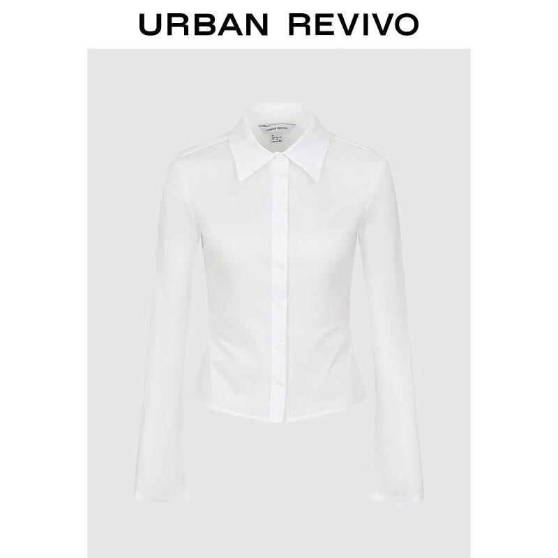 

Women s Pleated Lapel Slim Fit Short Shirt XL