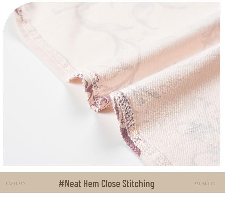 Women's Autumn Cardigan Pajama Set - Lycra Cotton, Long Sleeve & Pants, Lightweight, Loose-Fit, Simple Style