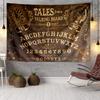 Spirit Board Divination Tapestry Room Decoration Wall Hanging for Living Room Bedroom, Dormitory, Birthday and Christmas Gifts