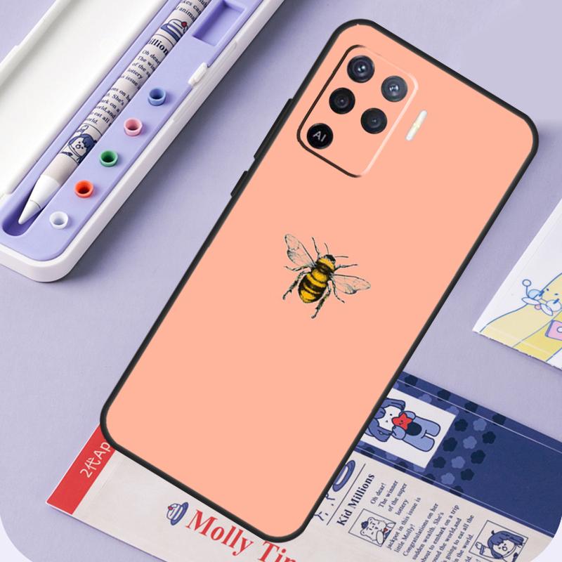 Bee Art For Oppo A96 A76 A16 A94 A74 A54 A15 A18 A38 A58 A78 A98 A40 A60 A80 A57 A17 A77 A5 Pro Case