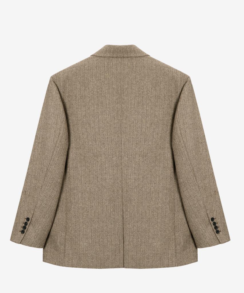 Mindbridge [Couture] Herringbone Oversized Jacket