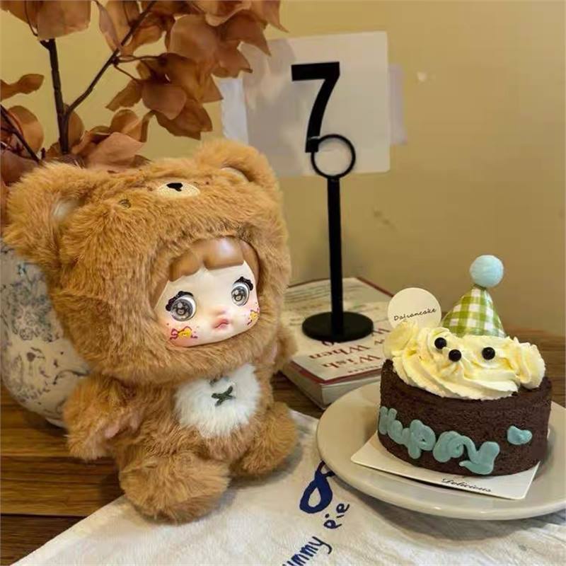 Plush Blind Box, Keychain, Backpack Charm, Cute Figurine, Gift Ornament, Nuomi Cute Non-stop Trendy Toy, Christmas Gift
