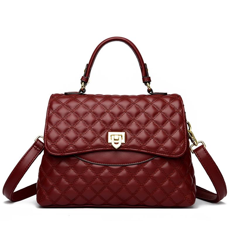 Women's Bag Middle-aged Fashion Crossbody Bag Atmospheric Women's Handbag Bag Shoulder Bag