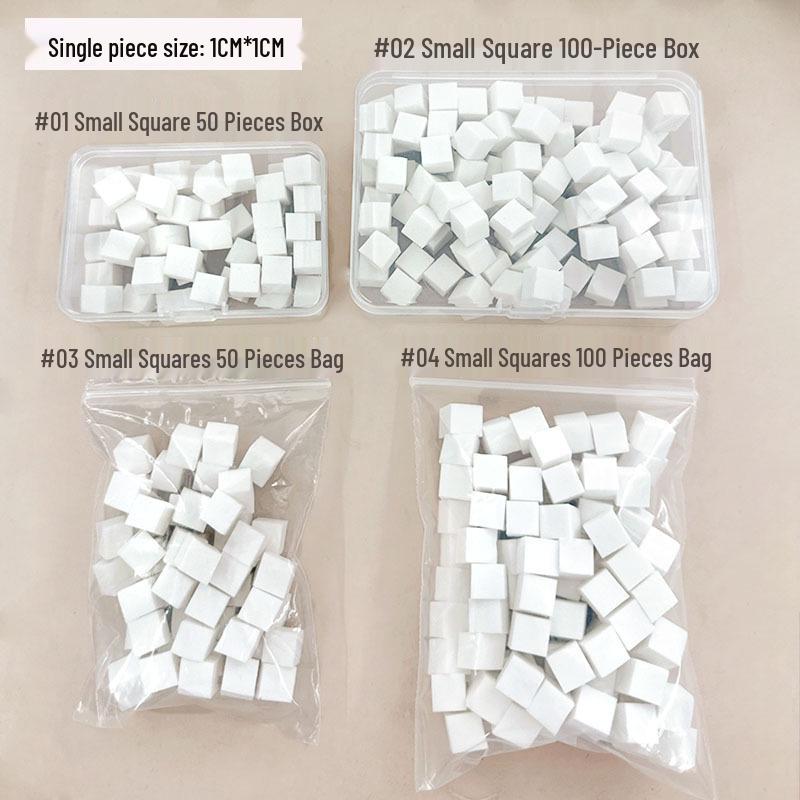 Mini Tofu Block Gradient Blush Sponge & Nail Art Tool Set
