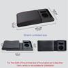 Universal Car Armrest With Cup Holder PU Leather Storage Box Soft Elbow Suppoty Cushion Multi-functional Movable Armrest