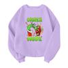 Children's Fashionable Lightweight Long-sleeved Round Neck Pullover With Pockets Printed Pullover
