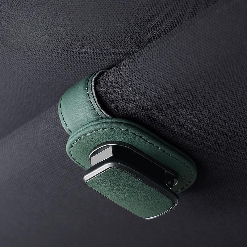 1Pcs Car Sun Visor Glass Storage Car Interior Supplies Auto Glasses Holder Car Ticket Sunglasses Holder