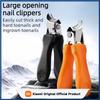 Anti-Splash Design Nail Clipper Blade Professional Toenail Clippers for Thick Hard Nails Large Opening Ideal Ingrown Toenails
