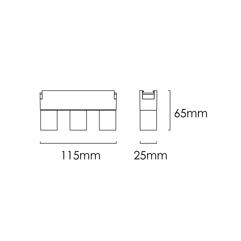 Spotlight 6W 3TM for SLIM TRACK and FiberFLEX Tracks 24VDC 3CCT 3000K, 4000K, 6000K