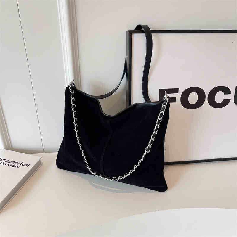 Maillard женская сумка через плечо с цепочкой осень-зима винтажная замшевая сумка — фото 6