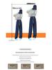 Women's Plus Size High Waist Wide Leg Denim Jeans
