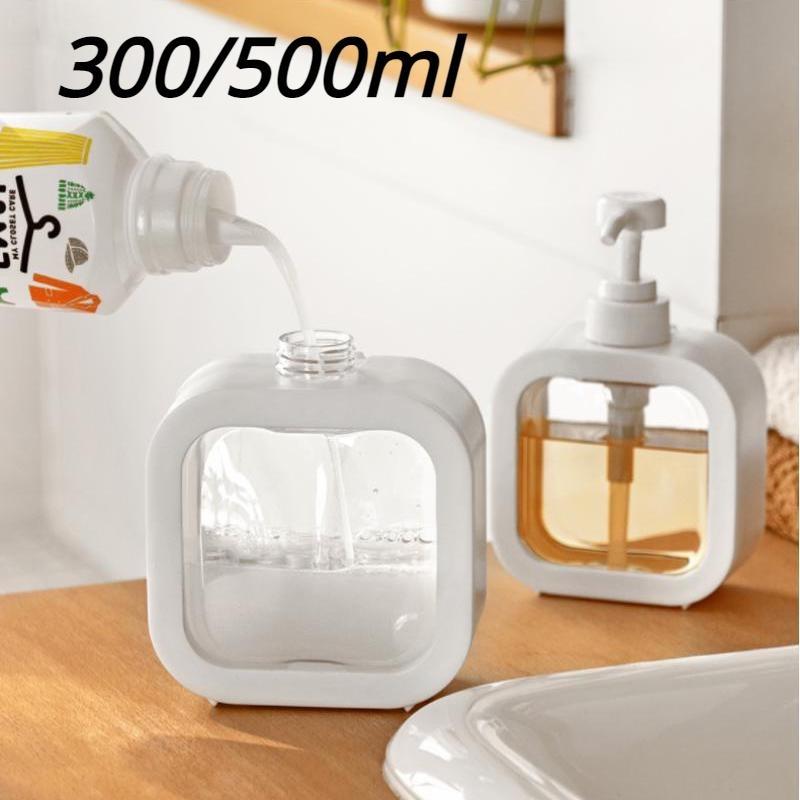 300/500 ml dávkovače mýdla do koupelny Doplňovací šampon na sprchový gel Držák na sprchový gel Přenosný cestovní dávkovač Prázdná láhev s pumpičkou do koupele