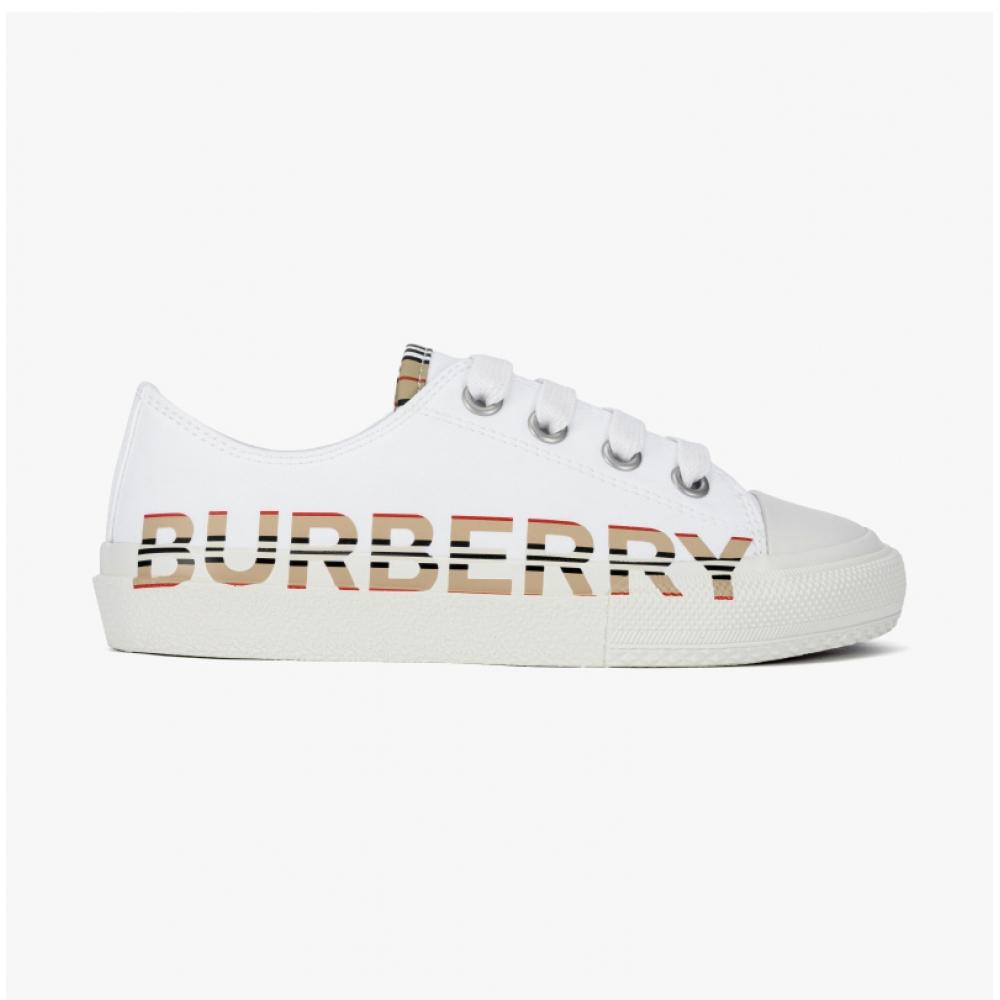 Burberry 8038500 A1462 Icon Stripe Logo Print Sneakers