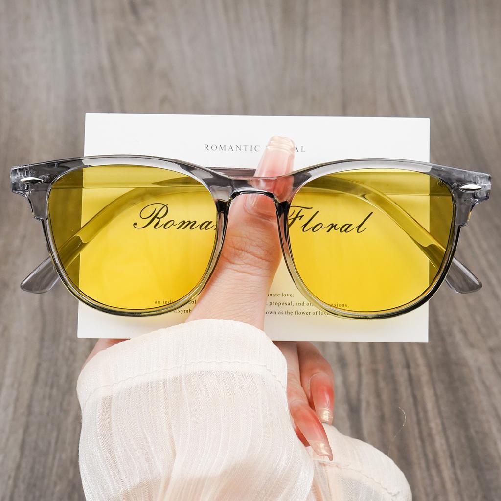 Trendy Fashion Sunglasses Polycarbonate Frame & Lens Unisex Stylish Ins-Style Decorative Eyewear For Men And Women