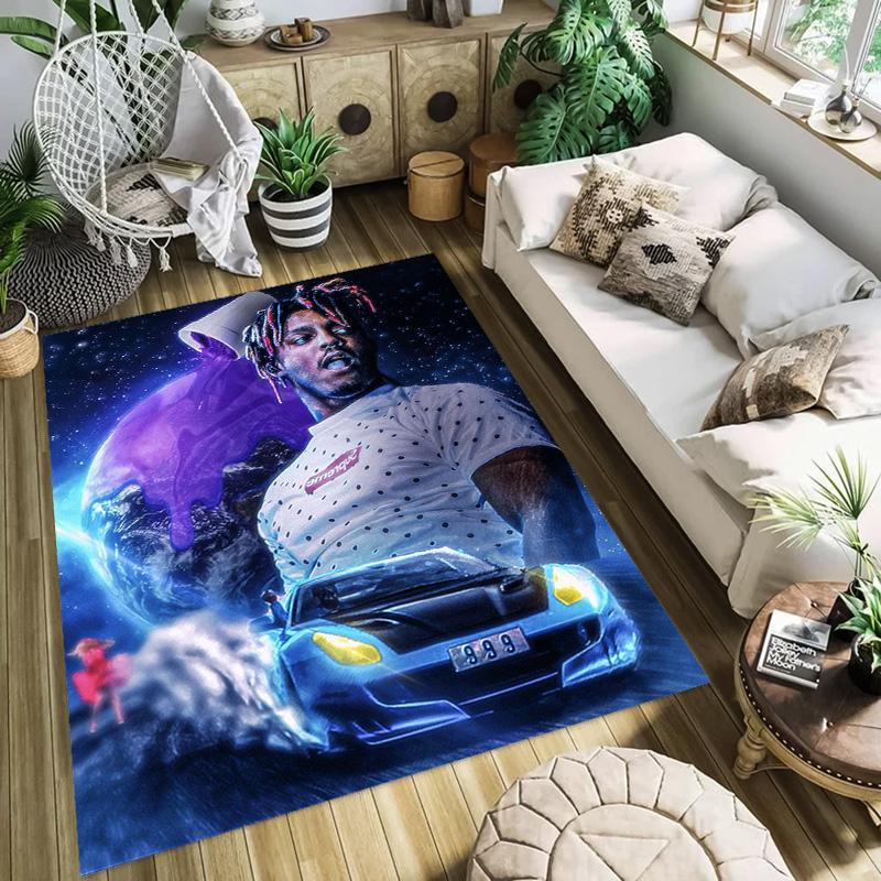 Juice Wrld: Legacy Sound Carpet Suitable for All Seasons Living Room and Bedroom Mats Art Bathroom Mat Office Chair Cushion