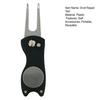 Golf Divot Repair Tool Magnetic Ball Marker Foldable Green Fork Tool Golf Accessories Men Women Golfer Enthusiasts