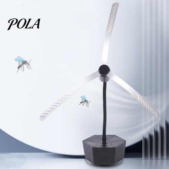 Outdoor Fly Repellent Fan with Reflective Safe Blades Portable Soundless Widely Used Picnic BBQ Party Table Tool