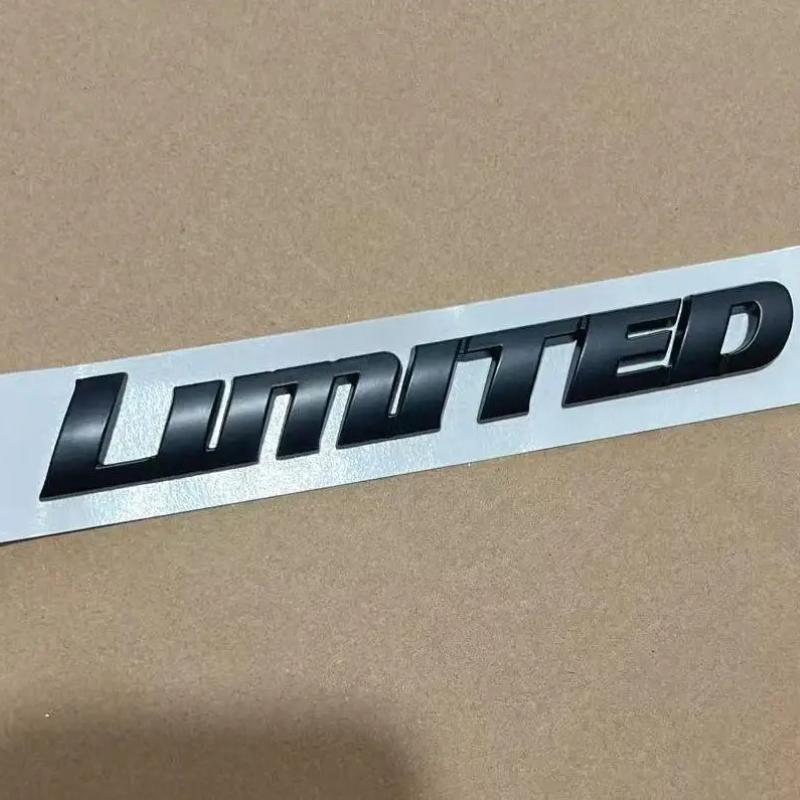 1X Universal Car LIMITED Edition Emblem Car Body Decoration Sticker 3D Car Trunk Badge Sticker ABS Auto Exterior Accessories