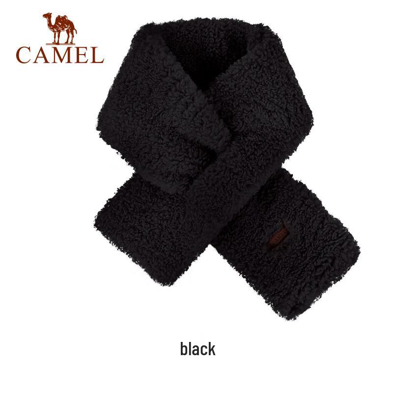 Camel Women's Sherpa Fleece Neck Warmer Scarf