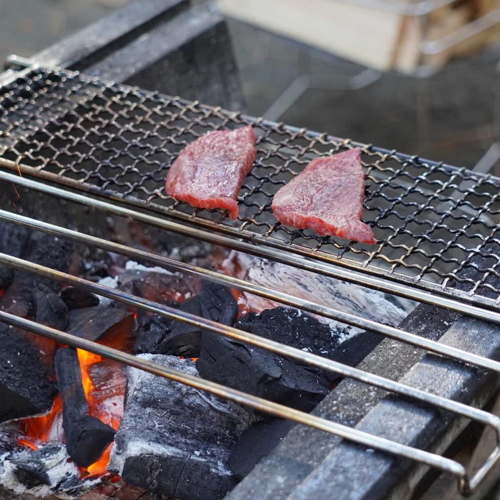 NANGGEAR Camping Lagerfeuerrost 360mm Lagerfeuergrill Rotor Ami Typ (Nanko-Ausrüstung) 11311-M (MTG-JM)