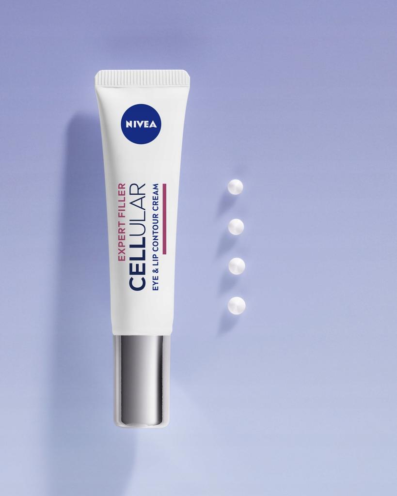Nivea Cellular Expert Filler Przeciwzmarszczkowy Krem Pod Oczy I Usta 15Ml