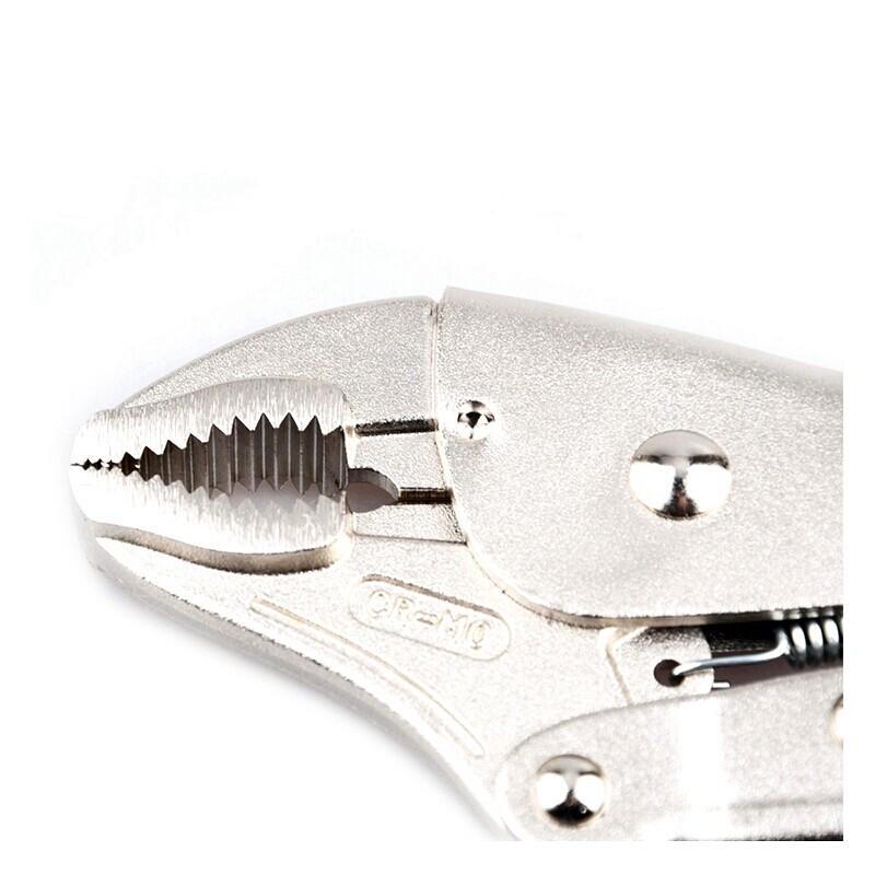 SATA 71102 7-inch Curved Jaw Locking Pliers with Cutter