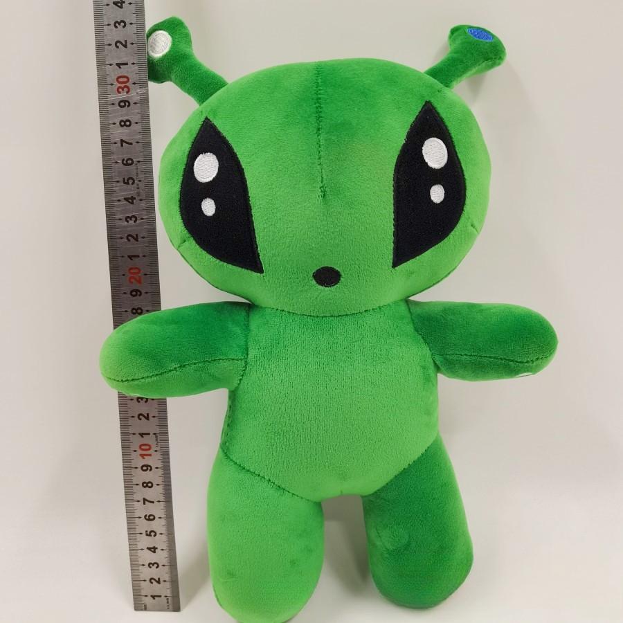 15/34CM AFTONSPARV Green Alien Kawaii Plush Toys Cute Soft Stuffed Cartoon Anime Dolls for Kid Birthday Christmas Gift