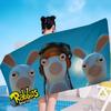 R-Rabbids I-InvasionS Microfiber Printed Beach Towel Mountain Climbing Yoga Beach Swimming Running Absorbent Soft Towel