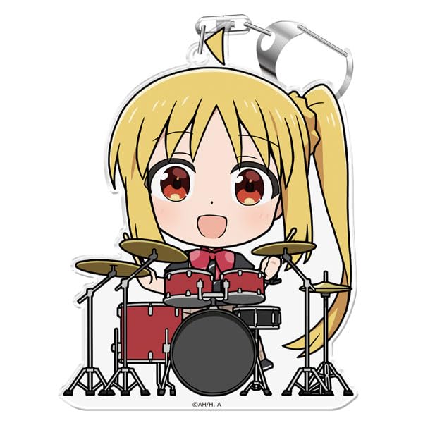 

Bocchi the Puni Keychain Ijichi Nika Band Rock! Colle! (with stand) T-shirt Ver.