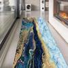 Abstract Art Hallway Runner Floor Mat Rugs Carpets Home Decoration Non Slip Washable Area Rug Anti Fatigue Fluid Home Bedroom