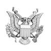 Aquila Presidente Stati Uniti Distintivo Auto Adesivi Creativi Logo Metallico Copertura Graffi Decorazione