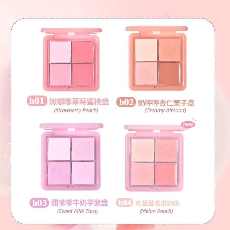 HOLD LIVE - 4 Colors Blusher Palette (1-2)