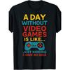 Funny Gamer Saying Graphic Tee Men Boys Teens Video Gaming T-Shirt