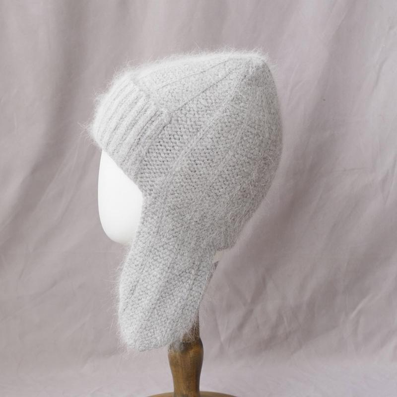 Soft Plush Ear Protections Faux Furs Cold Weather Cap Windproof Earmuffs Unisex Design Winter Earflap Hat Soft Knit Cap