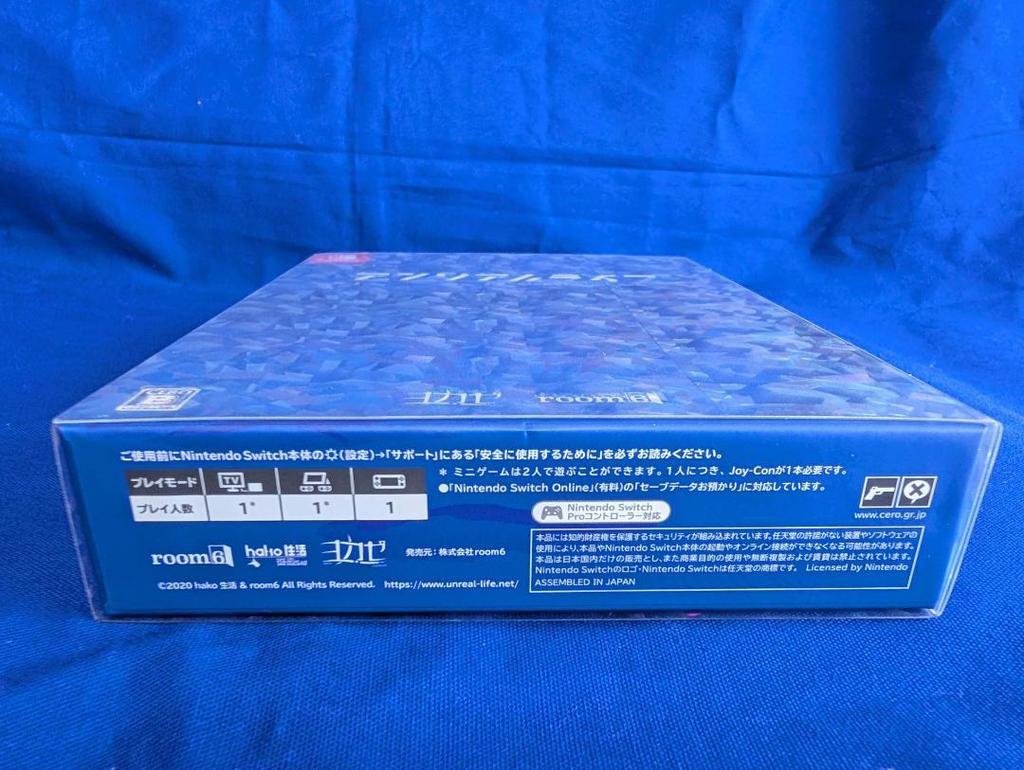 [USED] Switch Software Unreal Life Deluxe Bonus Edition Limited Edition with Clear Card