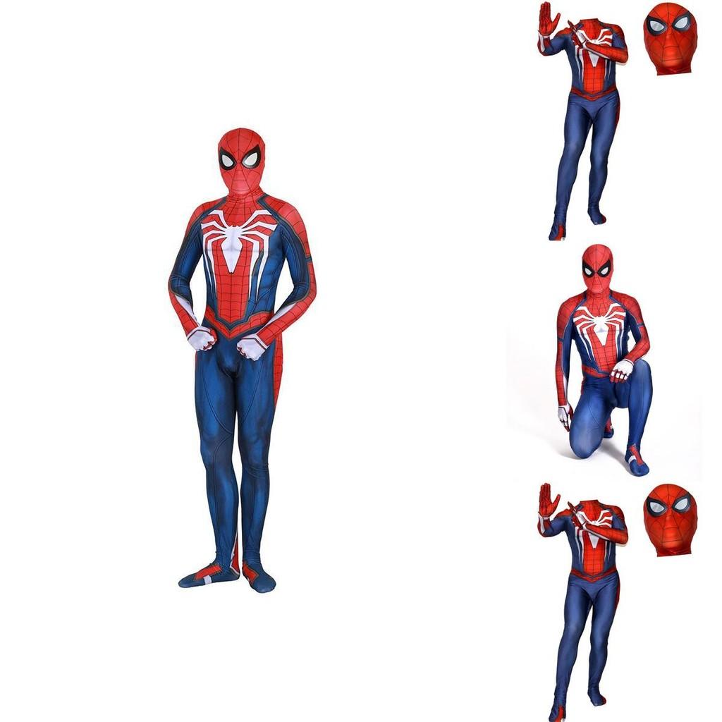Ps4 Insomniac Spider-man Cosplay Kostüm 3D Druck Erwachsener Kinder Spidey Zentai Anzug Mit Exquisiter Verarbeitung Und Atmungsaktivem Lycra Material