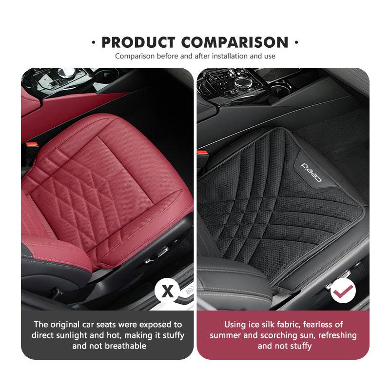 For KIA Car Soft Diamond Grid Ice Silk Cushion Anti-Slip Cooler Pad Ceed ED 2006 2007 2008 2009 2010 2011 2012
