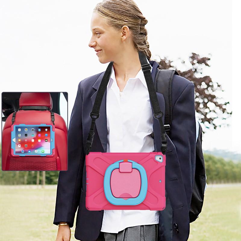 Rotating Wrist Strap Stand Case IPad 9.7 Inch Air Air2 PC Hard Shell With Shockproof Anti-Slip Grip