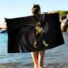 Fashion J-Johnnie W-Walker Beach Towel Colorful Bath Towels For Girl Microfiber Quick Dry Custom Sand Free Beach Yoga Gym Pool