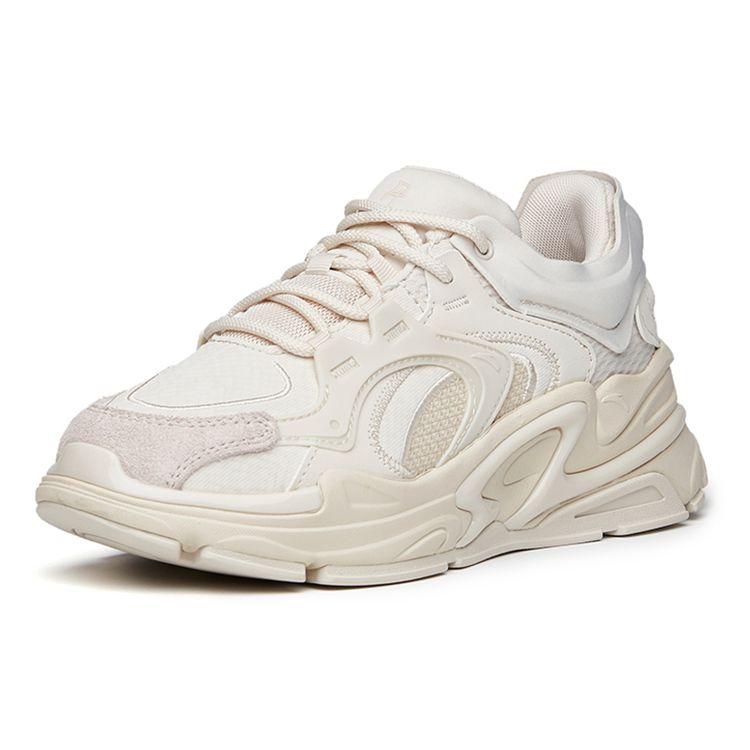 Anta Lifestyle Series Millennium 3.0 Sports Fashion Durable Low-Top Casual Shoes Women Casual Shoes Off-White 122148890-11