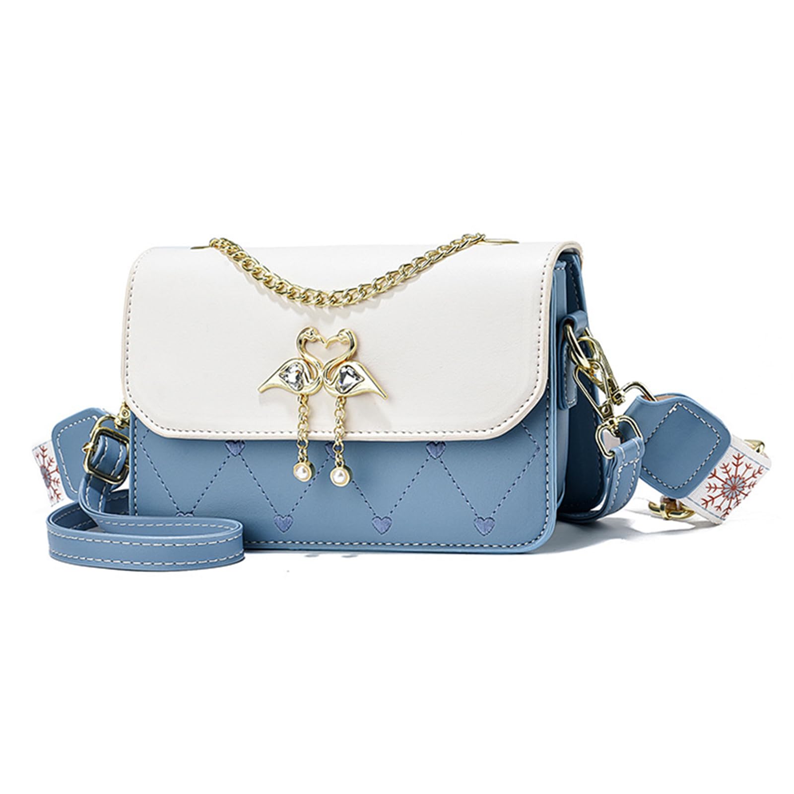 

Shoulder PU Shoulder Stands Perfect for or Any Perfect as a Blue NICOLE&DORIS Women s Bag, Small, Stylish, Crossbody, Leather, 2-Way, Cute, Popular, синій