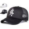 Women Cross Embroidery Baseball Net Caps Spring And Summer Outdoor Use Adjustable Casual Hats Sunscreen Hat Sportss Cap For Men And