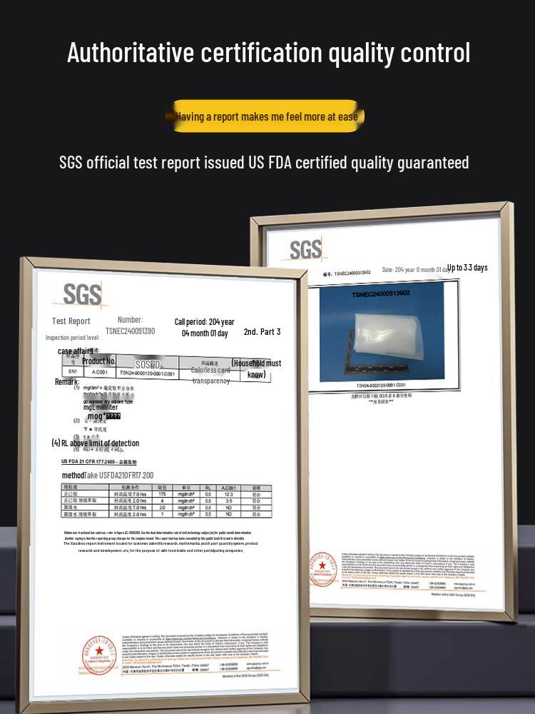 High-Temperature Resistant Silicone Sheet: Thickened, Shock-Absorbing, Anti-Slip, Transparent, Odorless, Soft Sealing Pad.