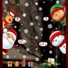 Santa Sticker Decoration Claus Wall Sticker Shop Window Children's Room Door Glass Scene Layout Sticker Wall Sticker