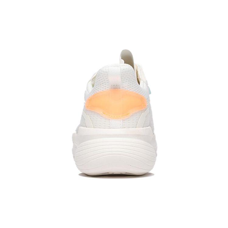 Anta Training Shoes With Shock Absorption And Slip Resistance Women Sneakers White Orange 122127720-3