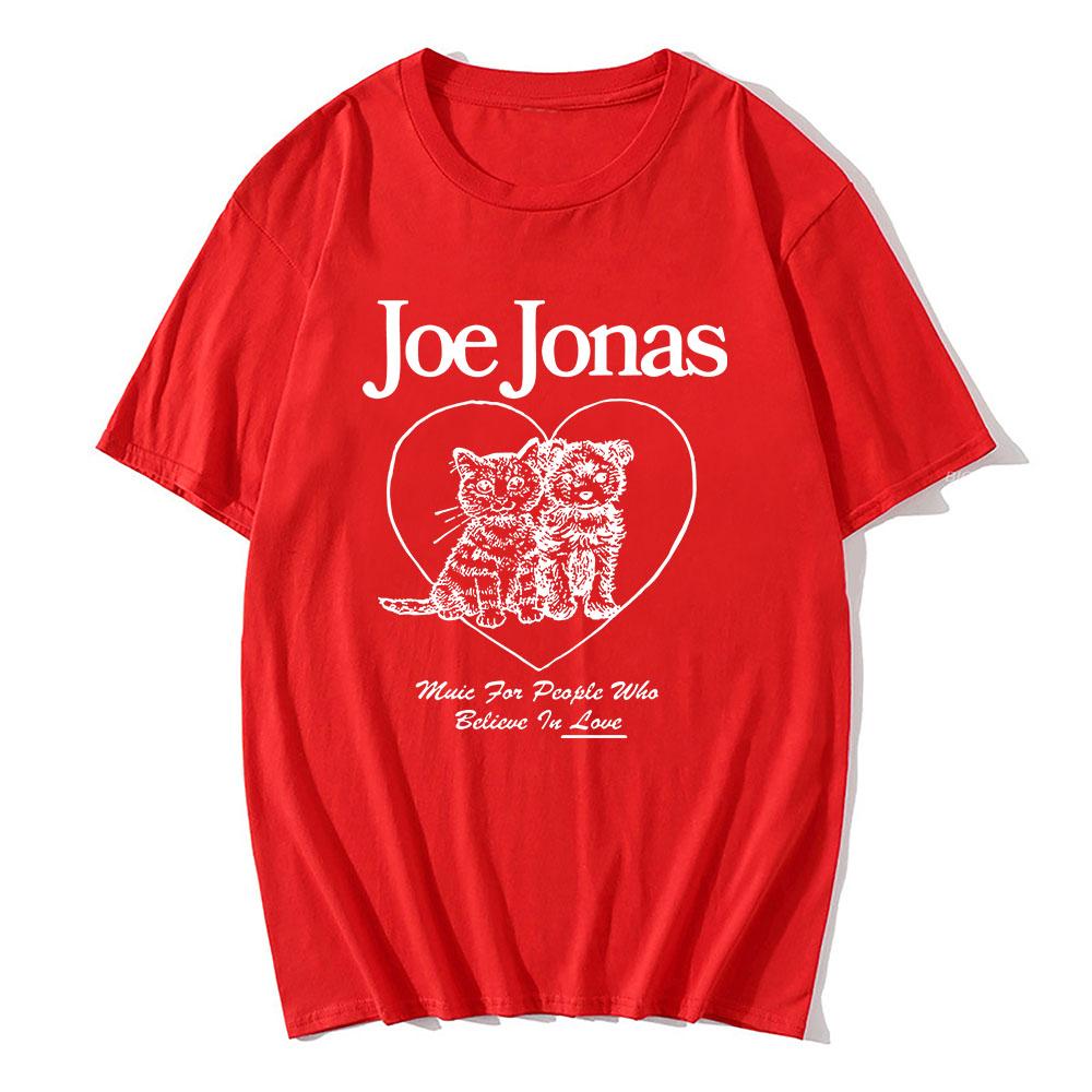 CAt Meme Animal Friends Tee Singer Joe Jonas Graphic T-shirt Casual Summer Round Neck T Shirt for Female Unisex Streetwear Women