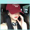 Letter Embroidery California Baseball Cap Women Wide Brim Soft Fashion Hats